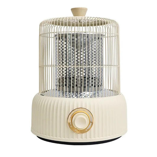 积分免费兑：志高取暖器家用小太阳电暖器新款鸟笼取暖器烤火炉暖脚小型节能电暖气宿舍办公速热高颜值 米白色【碳晶盘发热】1000W无极调温丨倾倒断电 商品图5