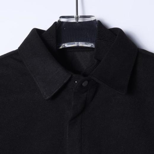 9213SDSA男士秋冬新款痞帅男装复古简约拼接撞色翻领衬衫百搭时尚衬衣 商品图2