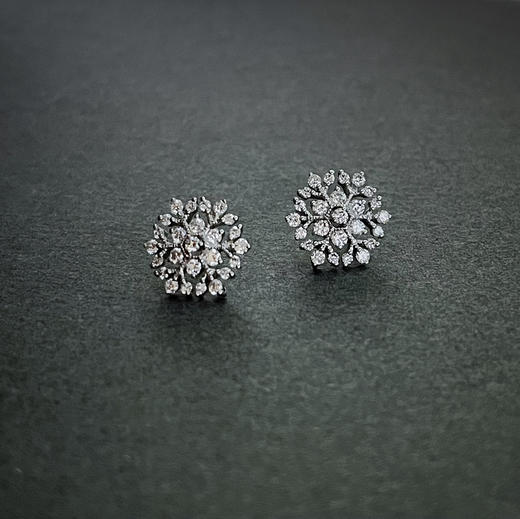 CHIC系列 18K镶钻石 耳钉 商品图0