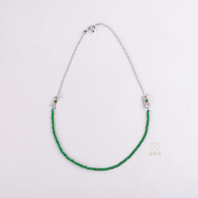 【青春】时尚翡翠米珠项链-XL12407078