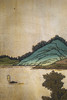 独角鹿西洋古董 20世纪中国出品传统山水亭台主题金地款彩雕漆双面六曲屏风 商品缩略图7