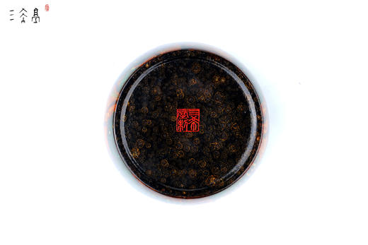 三希堂  流霞系列  《荷》大漆茶罐 商品图4