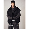 UMILAB｜暖屿*磨砂绒感防水面料+95白鹅绒宽肩廓形羽绒马甲F366W 商品缩略图0