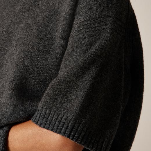 克莱因蓝好美！Jcrew100% 羔羊毛短袖毛衫，oversize款，拍小一码，需手洗 商品图2