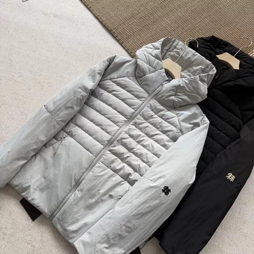 D120828冬日通勤户外轻暖新选择同款拼接轻薄羽绒服外套 商品图2