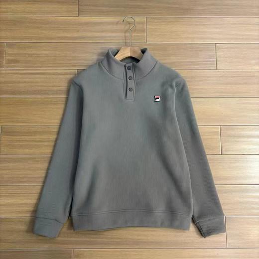 D120808加绒加厚一体绒卫衣半高领防风保暖男士打底衫 商品图4