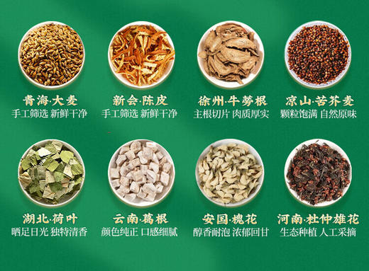 北京同仁堂青钱柳玉米须桑叶茶160g 葛根牛蒡根荷叶茶老年人养生茶 商品图4