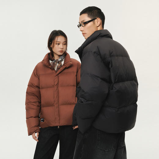 潮牌15D小泡芙羽绒服90白鸭绒防泼水立领石墨烯短款NP5ADJ18 商品图2