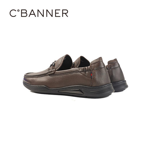 千百度2026春季男鞋精选优质细腻羊皮材质乐福鞋A26115606 商品图3