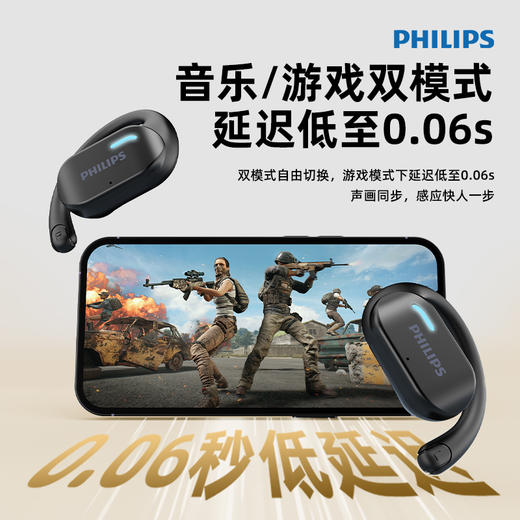 飞利浦蓝牙真无线挂耳式开放式夹式耳机  TAT1769 商品图2