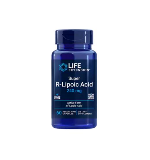 【香港直邮】沿寿LIFE EXTENSION Super R-Lipoic Acid  超级硫辛酸 60粒/瓶 商品图0