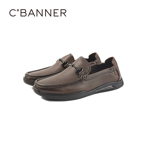 千百度2026春季男鞋精选优质细腻羊皮材质乐福鞋A26115606 商品图5