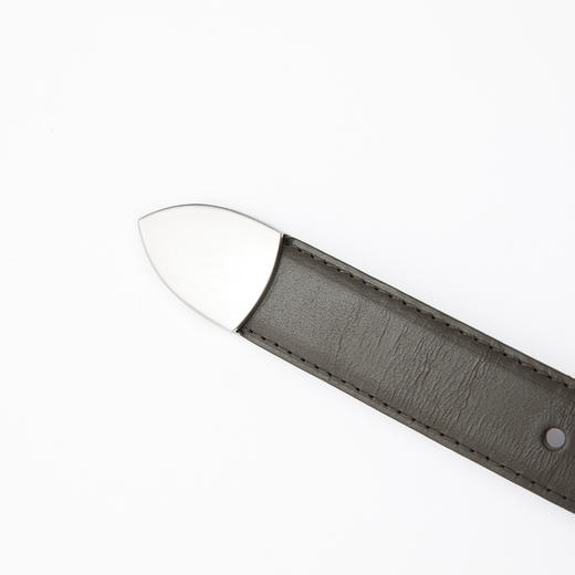 谜底牛皮革腰带2026春季新品哑呖色扣头时髦百搭皮带女261MQ0405 商品图3