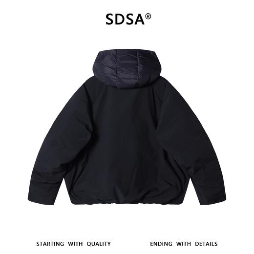 68085SDSA男士秋冬新款痞帅男装时尚羽绒服连帽外套拼接设计时尚百搭 商品图5