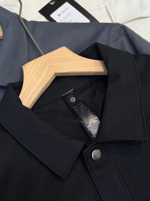 D120813Twill Utility纯色拒水舒展系扣翻衬衫式翻领夹克男款 商品图7