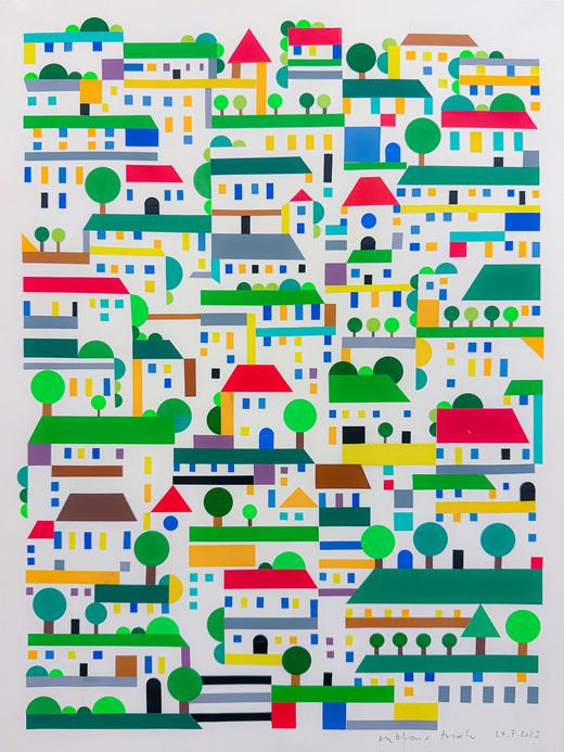 Niklaus Troxler 手稿原作｜Switzerland｜40 x 30 cm｜2025 商品图1