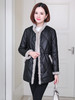 丁摩 海宁真皮羽绒服绵羊皮女中长款水貂毛外套 商品缩略图2