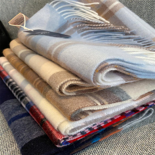 59元/条澳洲纯羊毛美拉德围巾格子围巾冬季百搭保暖情侣围脖 商品图2