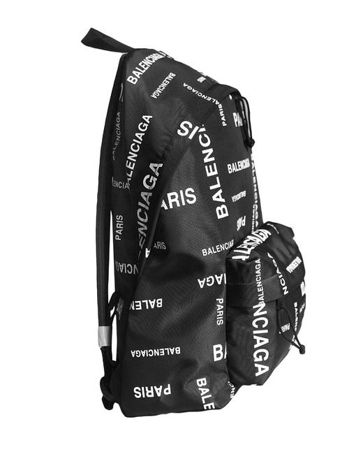 中性款尼龙印花双肩包he004 商品图1