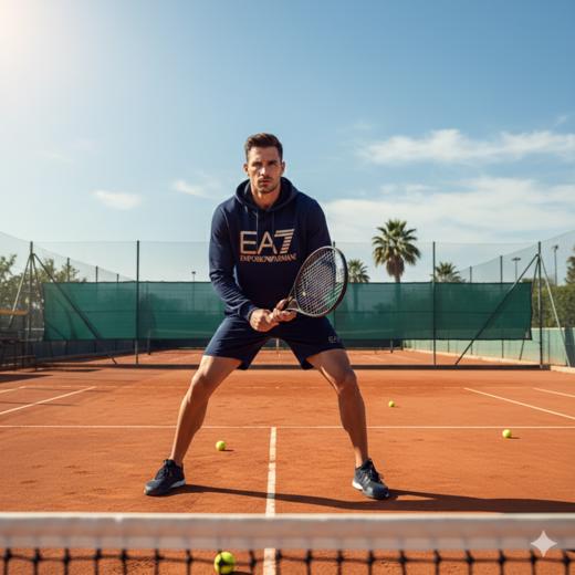 【超惠秒】Armani EA7 男士运动休闲全棉连帽卫衣外套 12455 商品图13