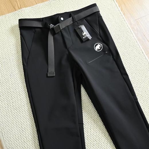 D120829新款2025冬季户外运动休闲加绒软壳冲锋裤男款 商品图8