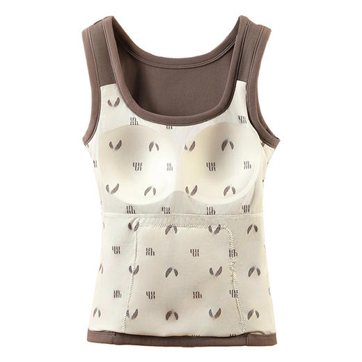 【一件告别臃肿的冬日“内搭神器”】羽绒保暖背心 新国标90%白鹅绒，免穿文胸 固定罩杯 可机洗，石墨烯材质 5秒速热 商品图5