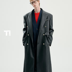 【私人定制-联系小启/小录】启世录TIWILLTANG“夜桁寂酩”权力轮廓冷铸黯曜屿辰型智轻奢大衣