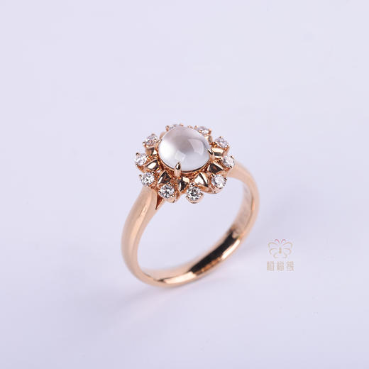 【向光而生】太阳花白蛋戒指-JZ12411027 商品图1