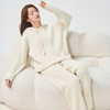 内茵 半边绒女款简约连帽家居服套装 商品缩略图0