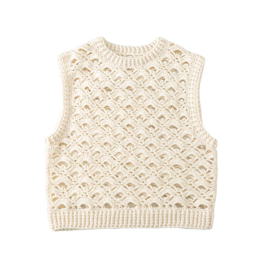 苏苏姐家素玉背心手工diy编织粗羊毛毛线团上衣钩针材料包 商品图4