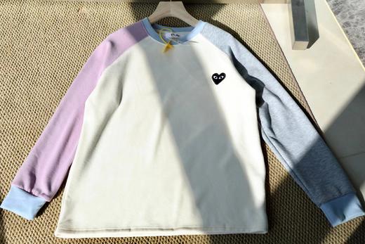 D120856日系休闲风拼色插肩袖德绒膨胀卫衣 商品图11