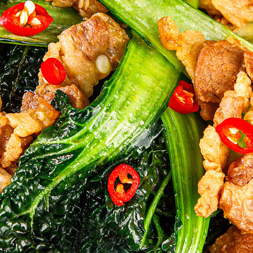 『湖北随州泡泡青』皱叶黑白菜，饱满柔嫩，叶肉厚实，叶泡墨绿，清新爽口，现摘现发 商品图1