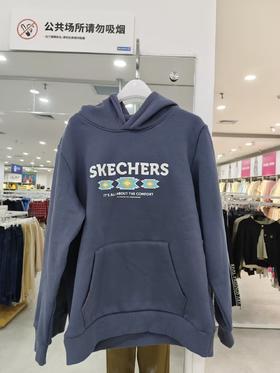 斯凯奇儿童 79.9元 加绒保暖针织连帽卫衣 (线上线下同时在售不保证有货，活动款不退不换介意勿拍) 531184-GJ