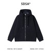 SDSA秋冬新款痞帅男装韩版提花菱形格拉链连帽卫衣百搭宽松上衣 商品缩略图0