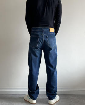 原单正品CK25年秋冬90系列男士美式复古磨绒加绒牛仔裤12.6