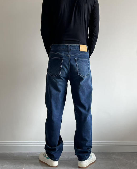 原单正品CK25年秋冬90系列男士美式复古磨绒加绒牛仔裤12.6 商品图0