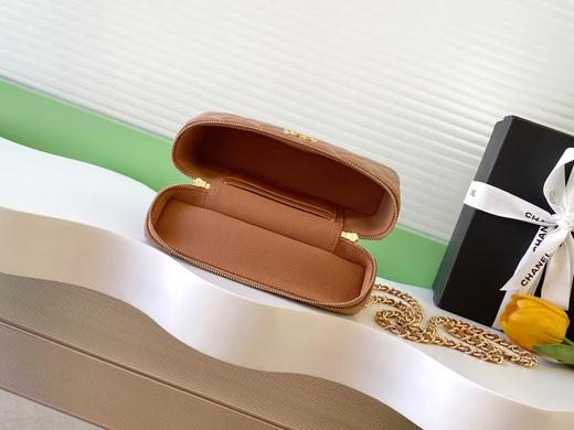 香奈儿 羊皮鸳鸯扣25C LP手柄化妆包盒子包（LZ） 商品图2