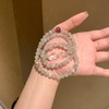 ARSIS｜晶石系列 月光桃夭·灰月光三圈串珠手链 商品缩略图0