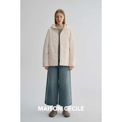 MAISON CECILE 两色|冬日极简松弛90白鹅绒轻便保暖连帽羽绒服外套 商品图3