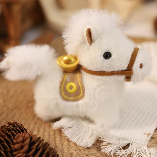 明星同款九华山  小马毛绒挂件 包包钥匙扣手机车上挂件 下单送龙虾扣 商品图3