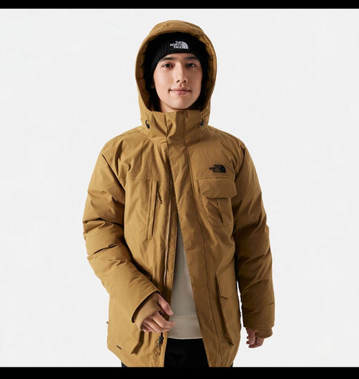 T2F元单经典款鹅绒防水 可拆卸连帽羽绒服 YR189 商品图2