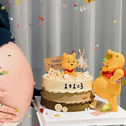 维尼熊蛋糕1+1=3蛋糕 商品图0
