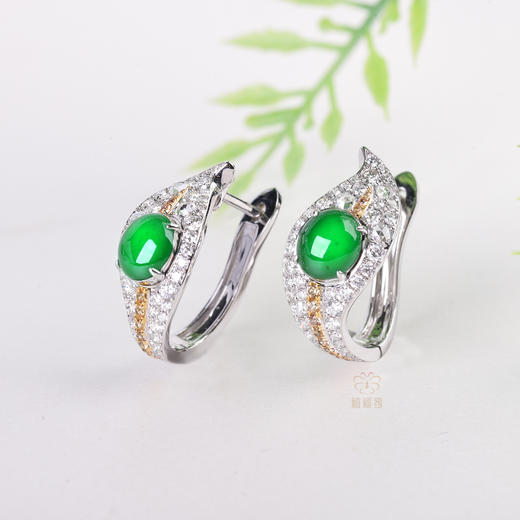 【新生】翡翠耳环  EZ12307065 商品图1