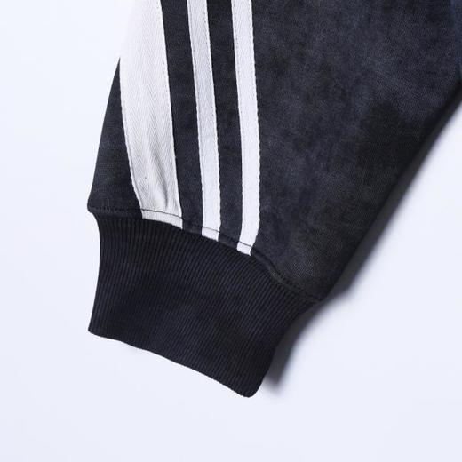 WT310SDSA男士秋冬新款痞帅男装韩版扎染撞色织带拉链连帽卫衣百搭时尚 商品图4