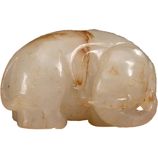 清	玉雕太平有象挂饰 商品图5