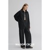 MAISON CECILE 秋冬极简静奢精纺羊毛加厚松弛感随性气质翻领衬衫 商品缩略图3