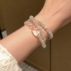 ARSIS｜晶石系列 月光桃夭·灰月光三圈串珠手链 商品缩略图3