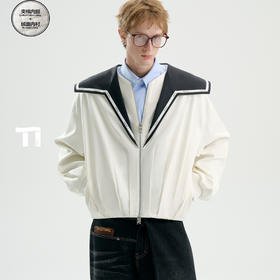 启世录TIWILLTANG“淼阈信笺”智奢华域褶裥美学光绸交错廓形夹克（夹棉）