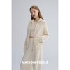 MAISON CECILE 两色|羊毛厚织极简立领通勤保暖百搭拉链针织外套 商品缩略图1