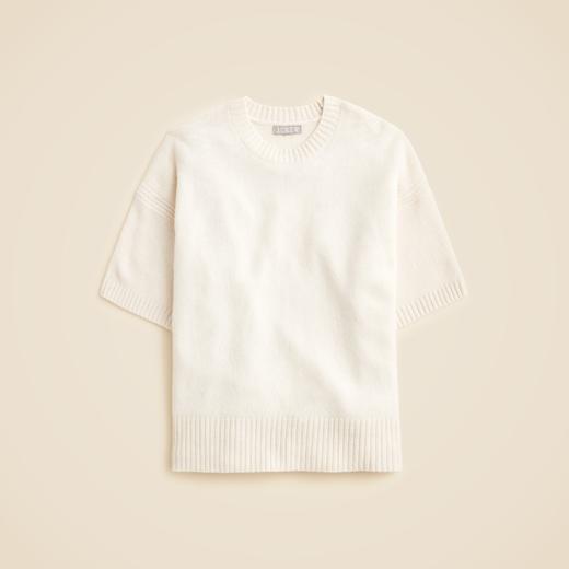 克莱因蓝好美！Jcrew100% 羔羊毛短袖毛衫，oversize款，拍小一码，需手洗 商品图4